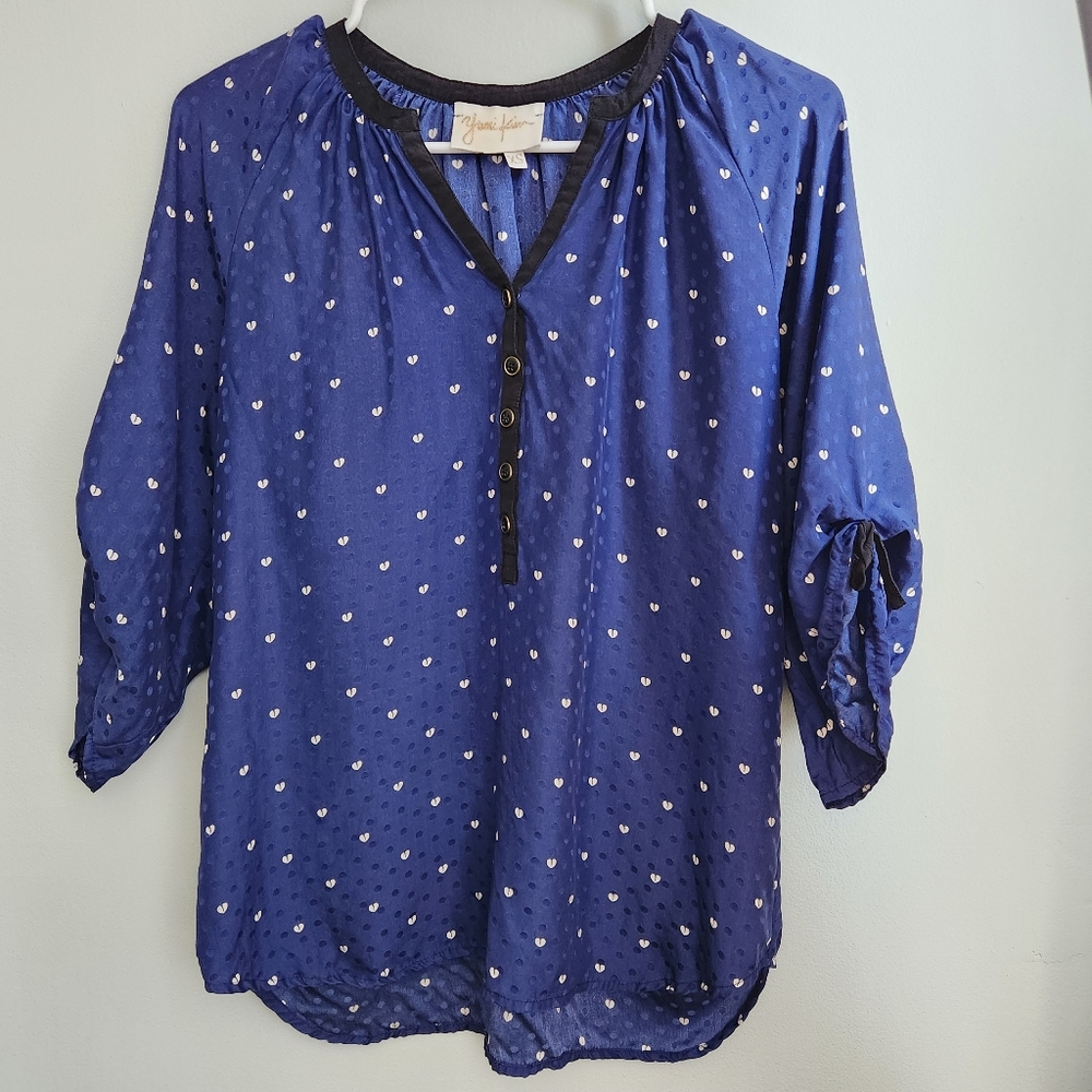 Yumi Kim 100% Silk Blouse Size XS